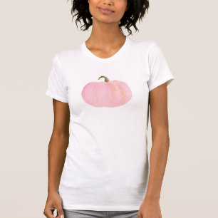 Rosa Glitzkürbis Rustikaler Herbst Märchenhaft T-Shirt