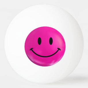 Rosa glücklicher Klingeln Pong Ball Tischtennisball