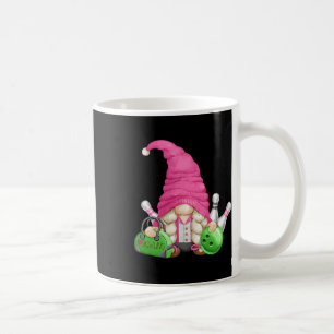 Rosa Gnome-Mama für Mädchen und Bowling Kaffeetasse