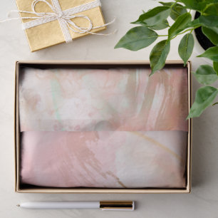 Rosa Gold Abstrakt Engel Flügel Luftig Modern Hauc Seidenpapier