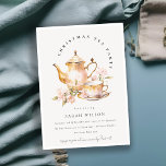 Rosa Gold Blumenstrauß Tee Set Party Einladung<br><div class="desc">Es ist sehr einfach,  mit Ihren persönlichen Daten zu personalisieren. Wenn Sie ein anderes passendes Produkt oder eine Anpassung benötigen,  wenden Sie sich bitte per E-Mail an Zazzle.</div>