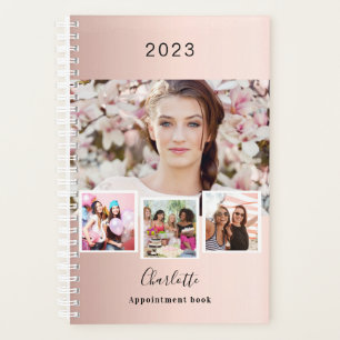 Rosa-Gold-Blush-Fotocollage-Termine 2027 Planer