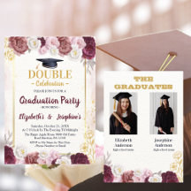 Rosa Gold Blush Joint Graduation Party 2 Fotos