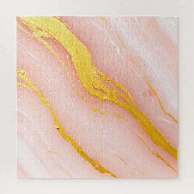 Rosa-gold geäderter Marmor (Vertikal)