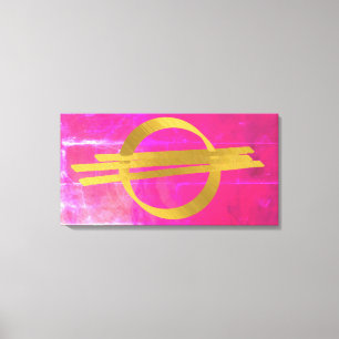 Rosa Gold Moderne Abstrakte Canvas drucken Leinwanddruck