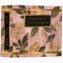 Rosa Gold Popular Boho Blätter Collection