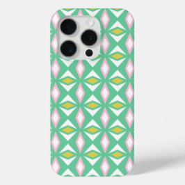 Rosa Gold und grüne Diamanten Case-Mate iPhone Hülle