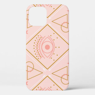 Rosa goldene Augen: Geometrisches Nahtloses Design Case-Mate iPhone Hülle