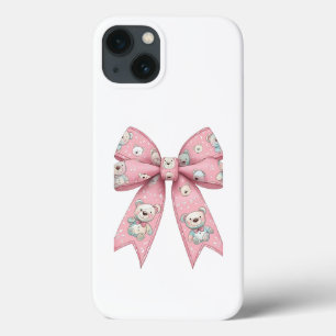 Rosa gotischer Totenkopf-Bogen-Etuikartell süß kaw Case-Mate iPhone Hülle