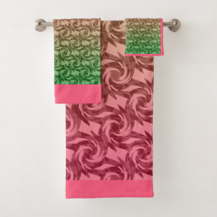 Rosa Gradient Badhandtuch Set