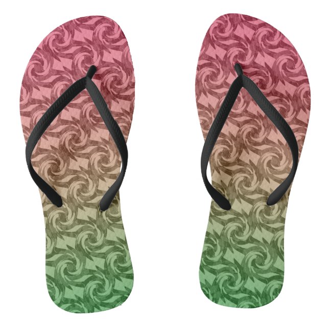 Rosa Gradient Flip Flops (Fußbett)