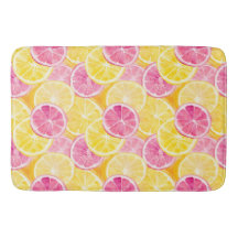 Rosa Grapefruit & Lemon Duschvorhang