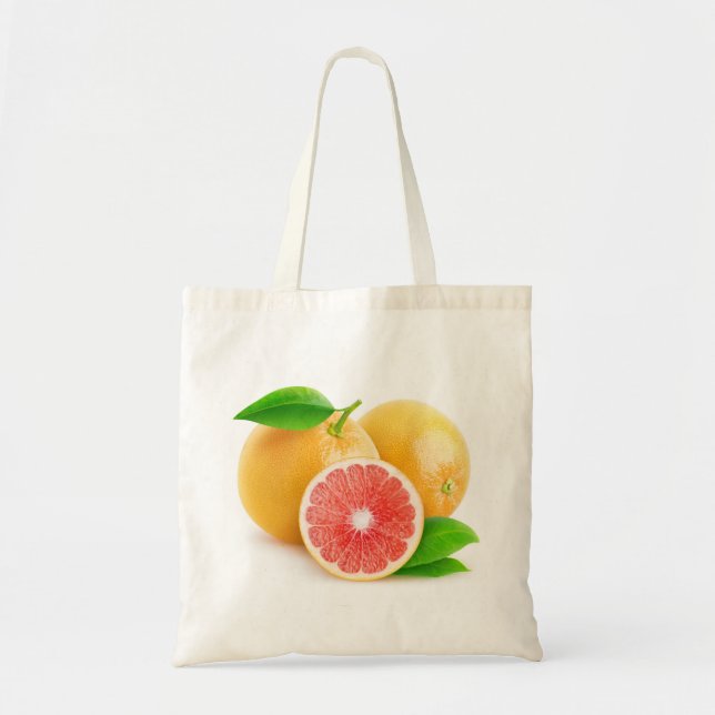 Rosa Grapefruits Tragetasche (Vorne)