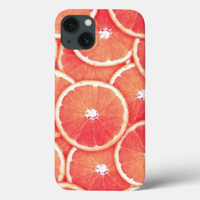 Rosa Grapefruitscheiben Case-Mate iPhone Hülle (Rückseite)