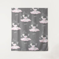Rosa & Grau Couture Ballerina Girls Zimmer