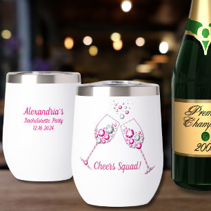 Rosa & Grau Diamant Junggeselinnen-Abschied