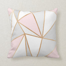 Rosa, Grau u. Gold Geo