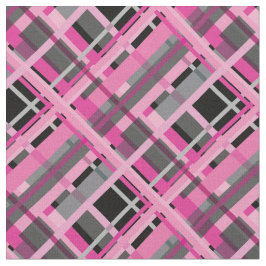 Rosa, grau und schwarz diagonal stoff