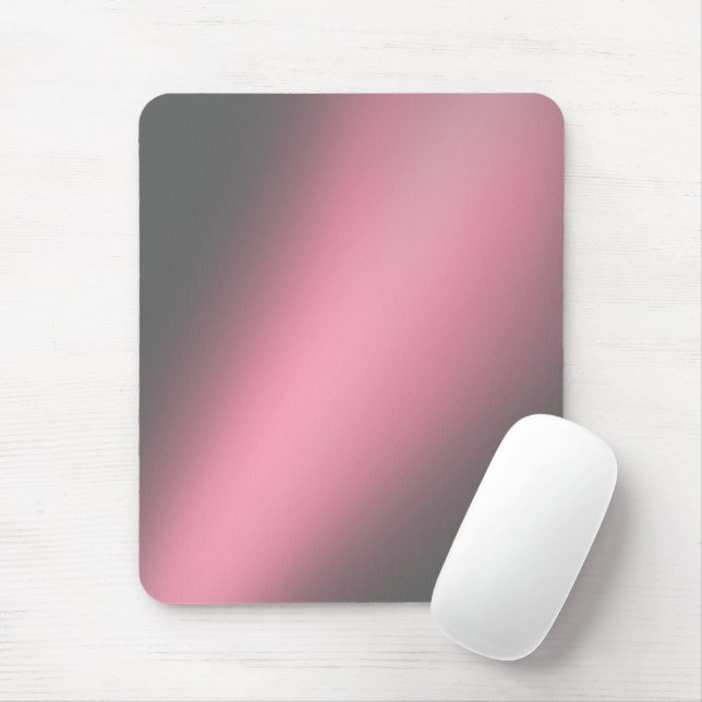 Rosa, graue, dunkle Omelone Mousepad (Mit Mouse)