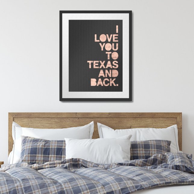 Rosa graue Liebe Sie nach Texas und zurück Poster (Von Creator hochgeladen)