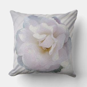 Rosa graue Rose Kissen
