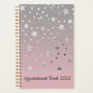 Rosa graue Sterne Ombre-Stil chic modern Planer