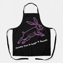 Rosa grausam in Leaps & Bounds Hare Schürze