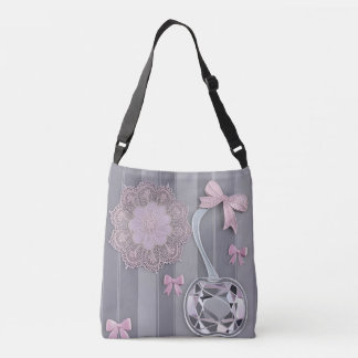 Rosa & Gray Hochzeitsgeschenk Kristallgraue Kunst Tragetaschen Mit Langen Trägern