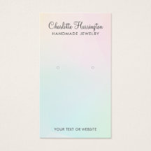 Rosa Green Gradient Earring Juwelier Display Card