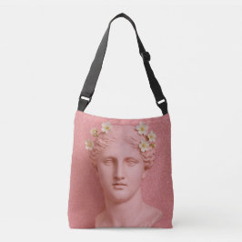 Rosa Griechische Damenhandtasche. Tragetaschen Mit Langen Trägern