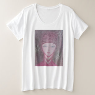 Rosa Große Größe T-Shirt