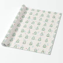 Rosa grün Moderner geometrischer Weihnachtsbaum