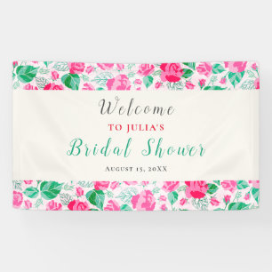 Rosa grüne Rosenblüten Blumen Garten Hochzeit Banner