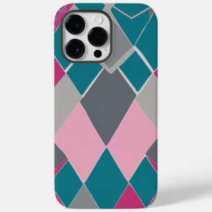 rosa grünes Quadrat Case-Mate iPhone 14 Pro Max Hülle