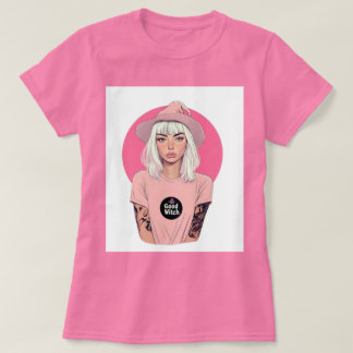 Rosa Gute Hexe T-Shirt
