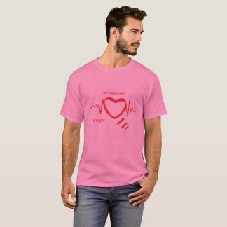 rosa gutes T-Shirt Ultraschall Hz so