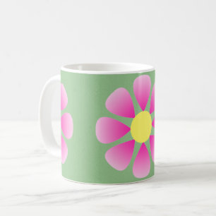 Rosa Halbbild Kaffeetasse
