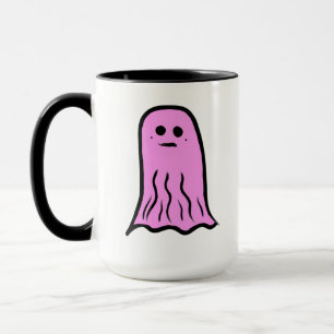Rosa Halloween Ghost Tasse
