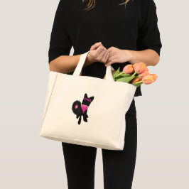 Rosa Halloween-Hundekostüm Mini Stoffbeutel