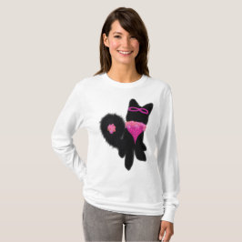 Rosa Halloween-Hundekostüm T-Shirt
