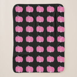 Rosa Halloween-Jack-Laternen Sherpadecke