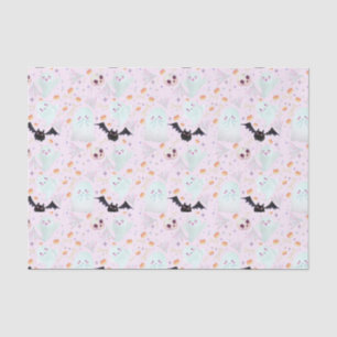 Rosa halloween seidenpapier