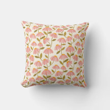 Rosa handgezeichnetes Blumen-Daisy-Muster