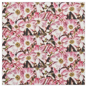 Rosa Hartriegel-Gewebe Stoff
