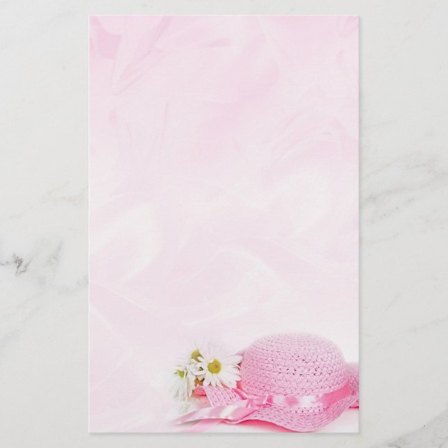 Rosa Hat Briefpapier (Vorderseite)