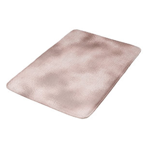 Rosa Hauch Roségold Brautparty Badematte