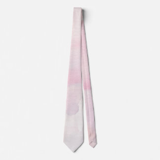 Rosa Hauch und Lavendel Wasserfarben-Wash Krawatte