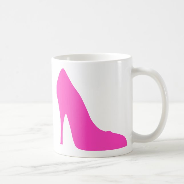 Rosa Heelse Kaffeetasse (Rechts)