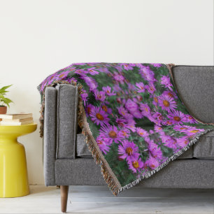 Rosa Herbst-Aster-Blume Abstrakt Decke