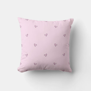 Rosa Herz Baby Mädchen Schlafzimmer Kissen